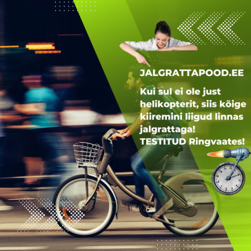 Kui sul ei ole just helikopterit, siis liigud linnas rattaga kiiremini!