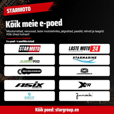 Stargroupi e-poed: 6 poodi ja 4 ametlikku brändi ühest perest