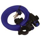 Trosslukk oxford 12mm x 1800mm, sinine